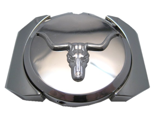 Lighter with Longhorns Belt Buckle