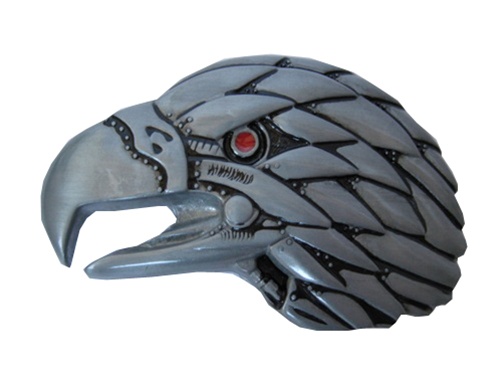 Metal Hawk Belt Buckle