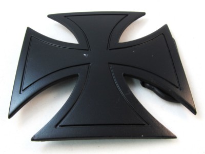 chopper symbol black cutout belt buckle