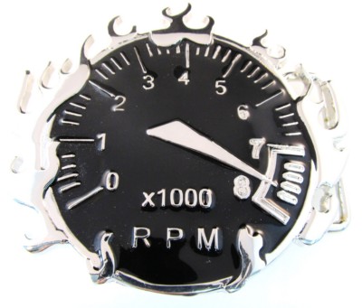 rpm meter cut out black belt buckle