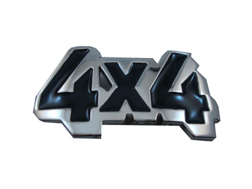 4x4 Chrome with Black Belt Buckle