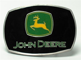 John Deere with Black Belt Buckle