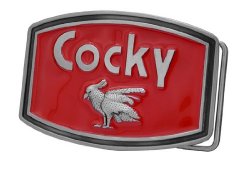 cocky belt buckle