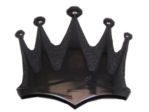 Black Crown Belt Buckle