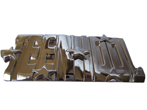 Chrome TEENIDOL Belt Buckle