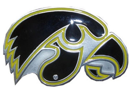 University of Iowa Hawkeyes Belt Buckle